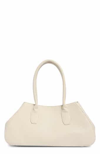 Faux Leather Top Handle Satchel