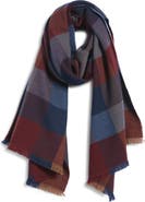Veronica Beard Virgin Wool Houndstooth Scarf
