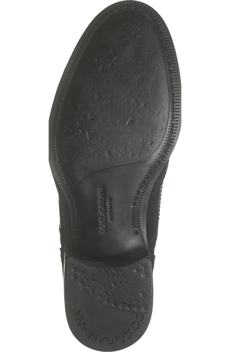 Dolce&Gabbana Leather Brogue Wingtip Derby, Alternate, color,