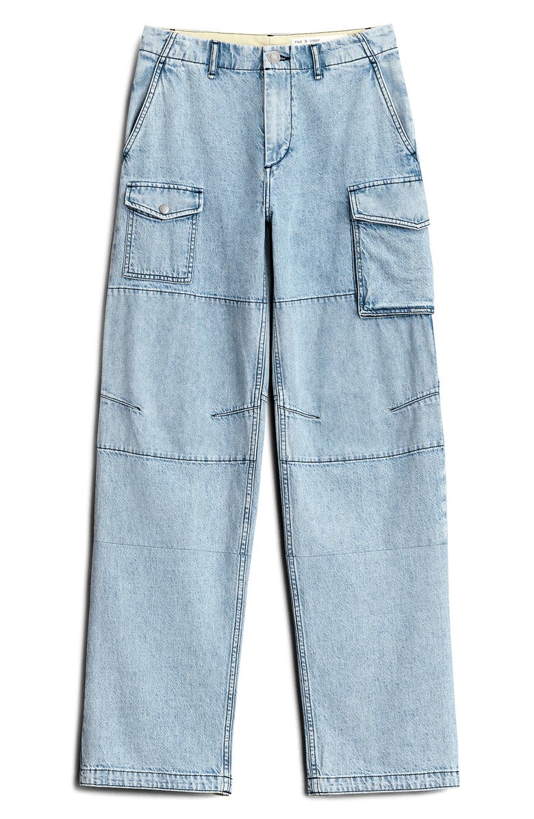 rag & bone Nora Wide Leg Cargo Jeans, Alternate, color,