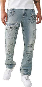 True Religion Ricky Super T Flap Straight Jeans