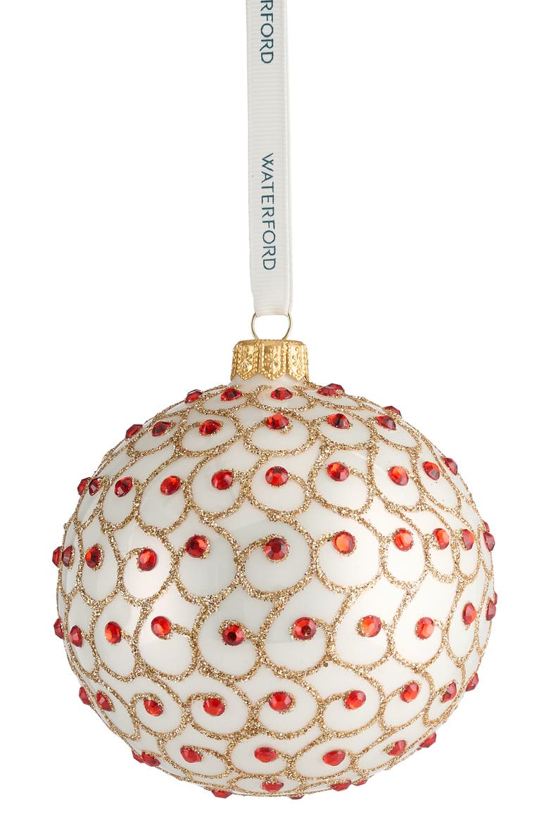 Holiday Heirlooms Sparkle Glass Ornament, Main, color, MULTI