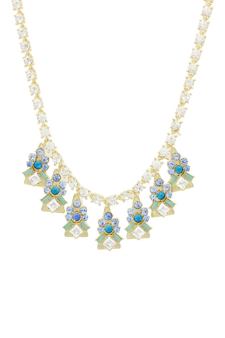 Sierra Triangle Necklace, Main, color, BLUE