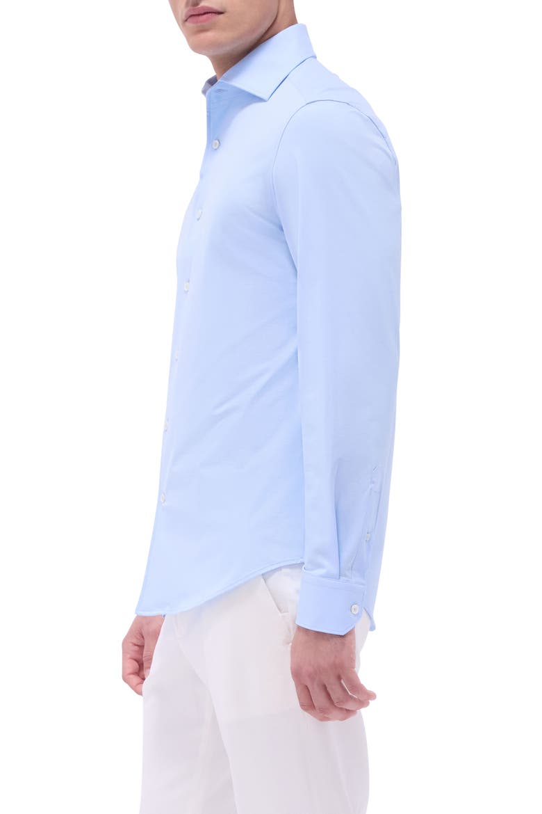 Devon OoohCotton® Button-Up Shirt, Alternate, color, SKY