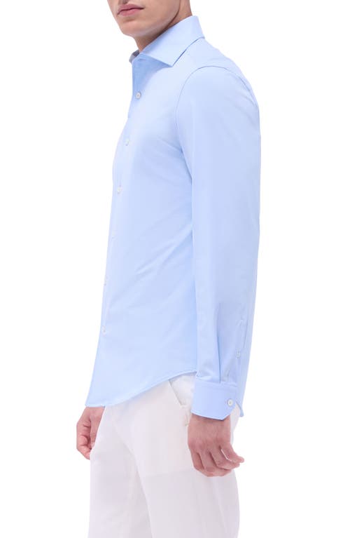 Bugatchi Devon Ooohcotton® Button-up Shirt In Blue