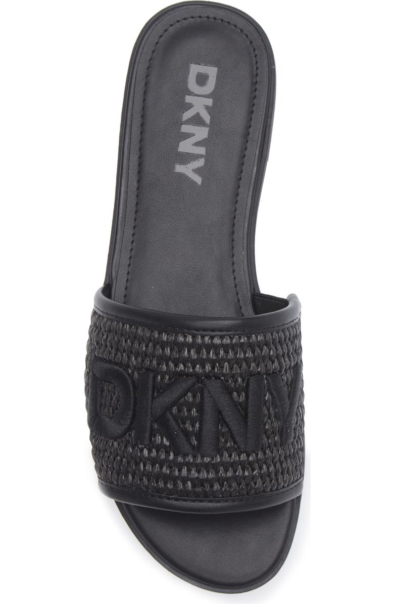 DKNY Winslet Slide Sandal - Wide Width, Alternate, color, Black
