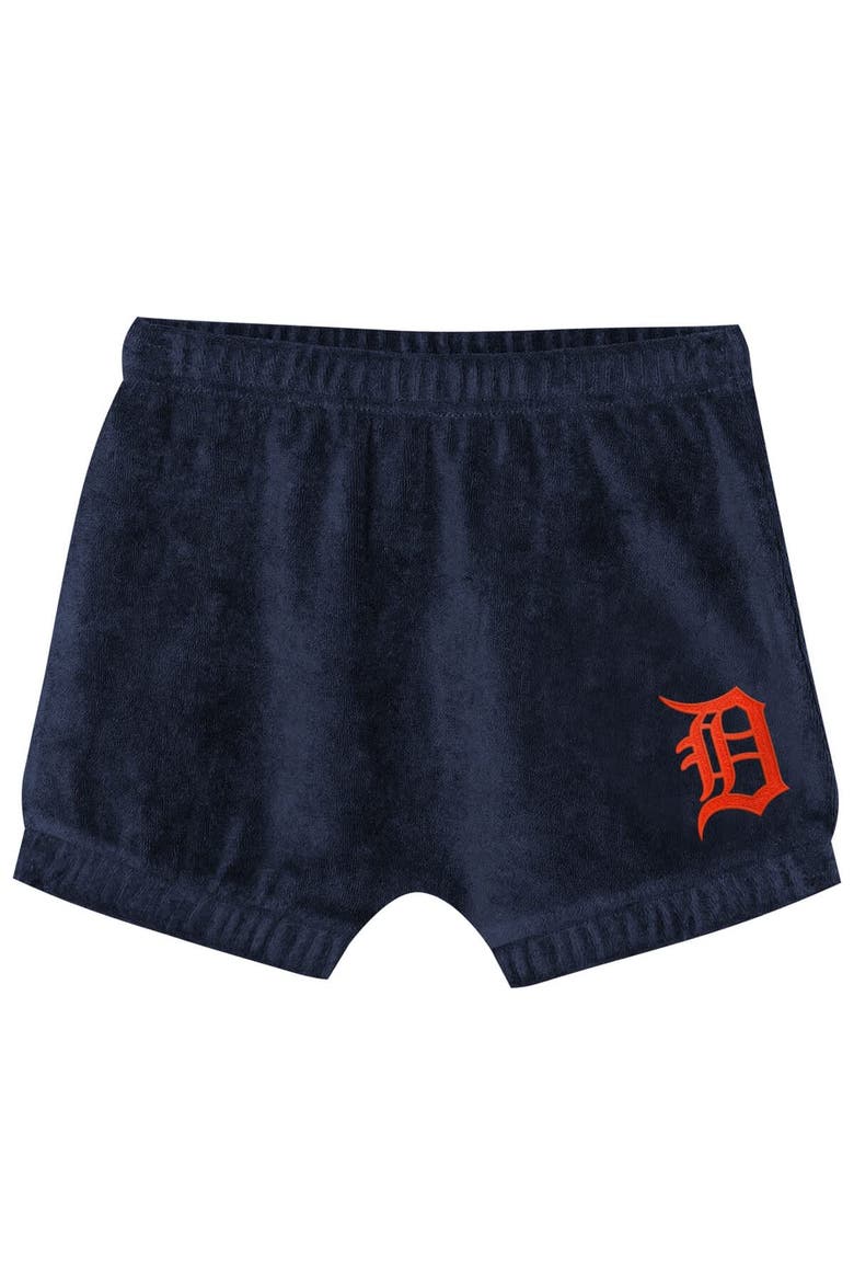 Girls Toddler Outerstuff  Navy Detroit Tigers Hop Base Fashion T-Shirt & Shorts Set, Alternate, color, Navy