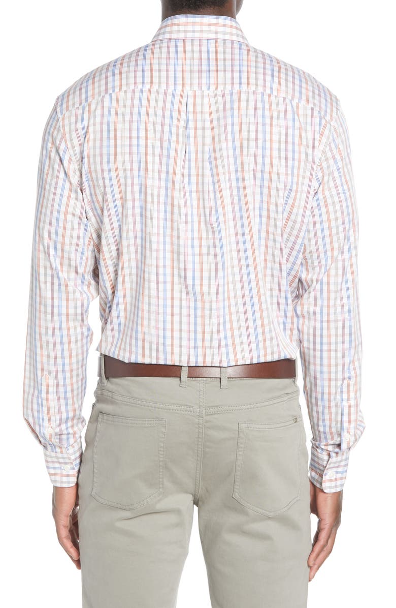 johnnie-O Classic Fit Plaid Button-Down Shirt, Alternate, color, 