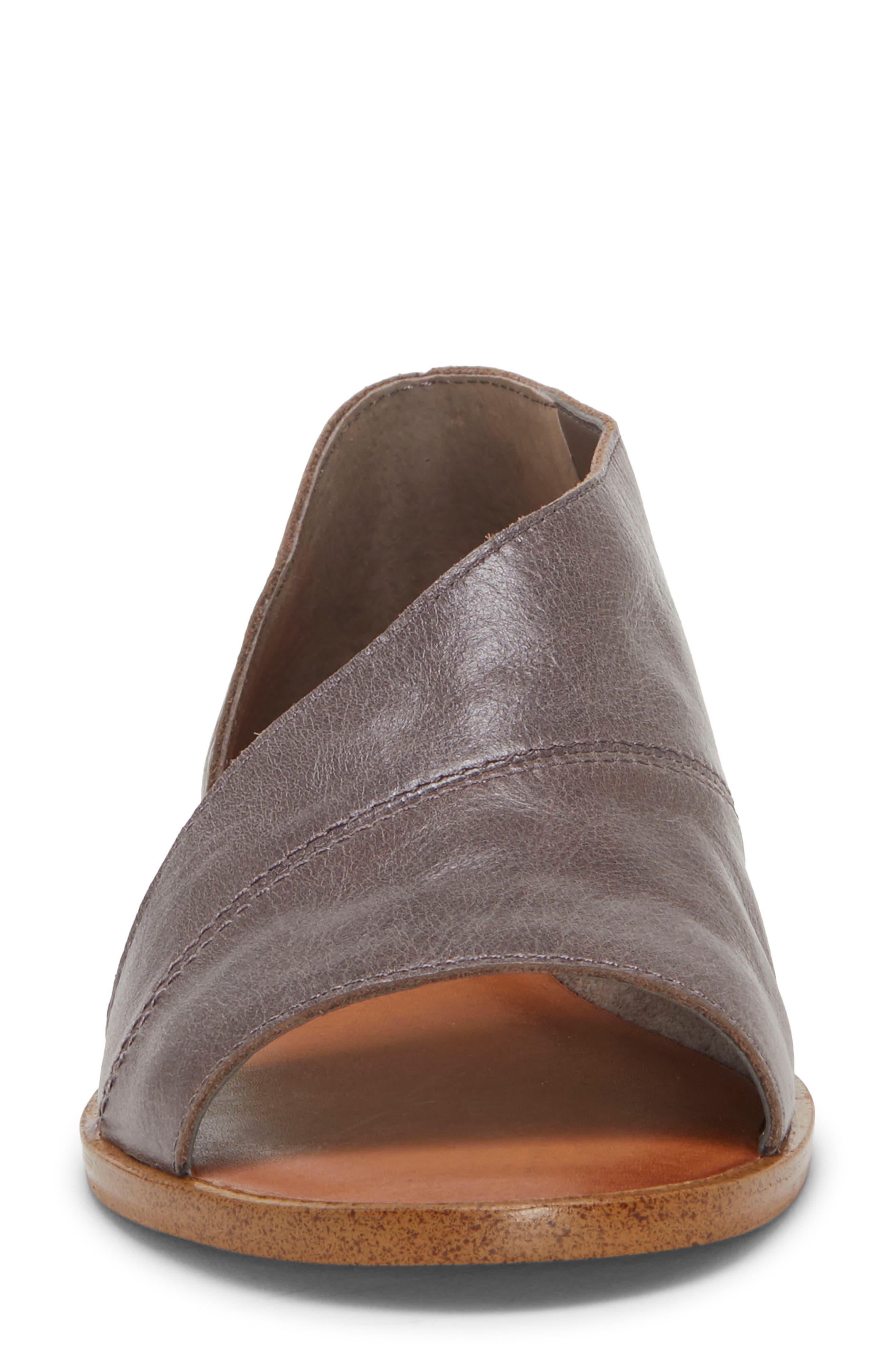 Celvin Sandal, Alternate, color, ZINC LEATHER