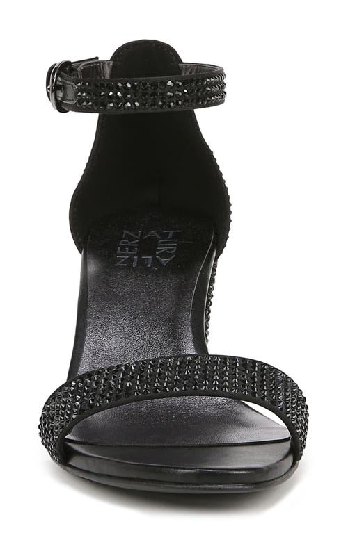 Naturalizer Vera Glitz Ankle Strap Sandal In Black