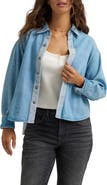 Lee Drapey Contrast Wash Snap-Up Shirt