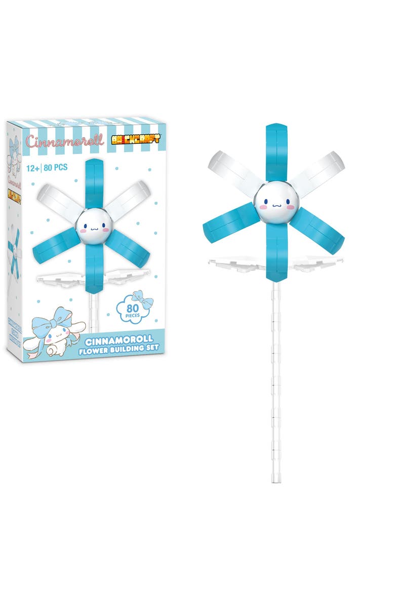 Brickcraft Hello Kitty Cinnamoroll Flower Building Set, Main, color, Blue