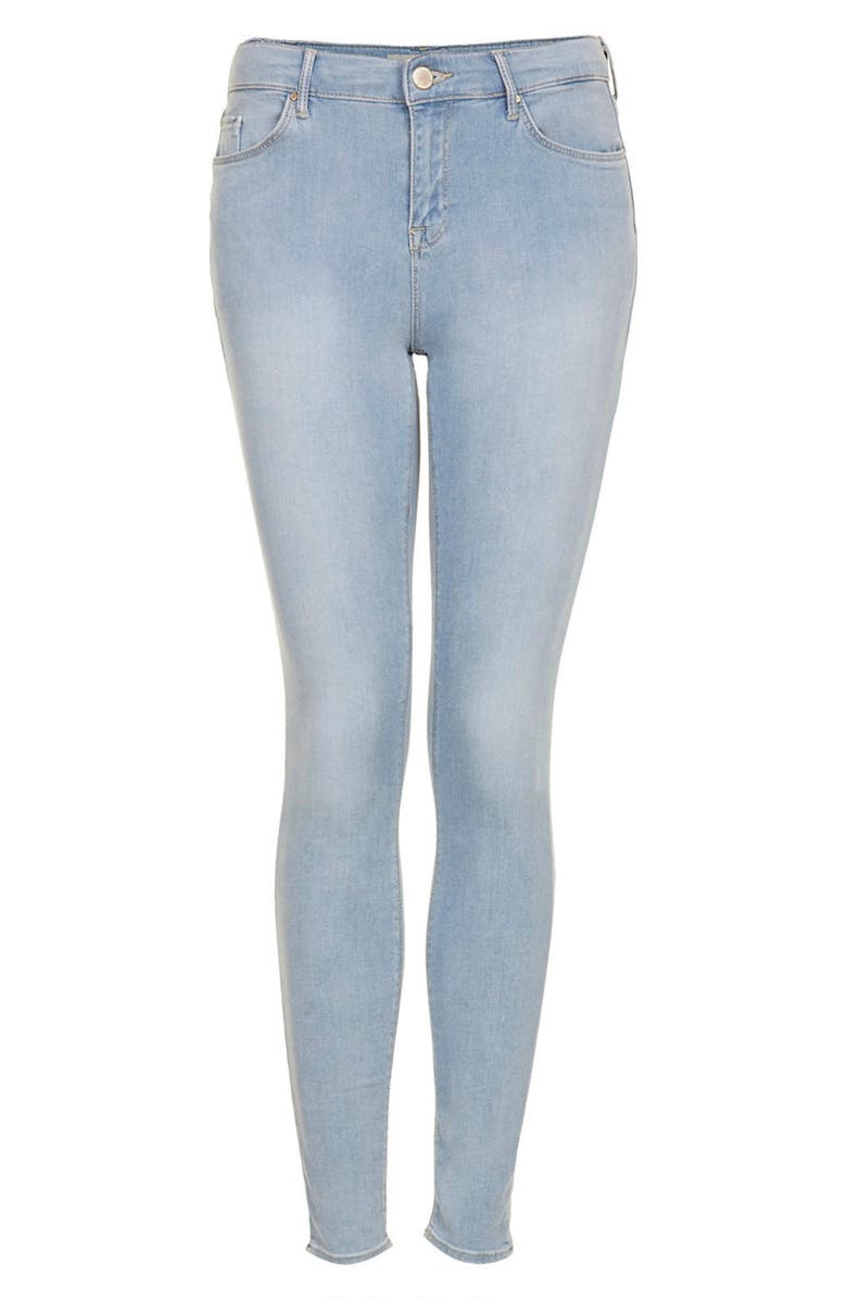 Topshop Moto 'Leigh' Skinny Jeans, Alternate, color,