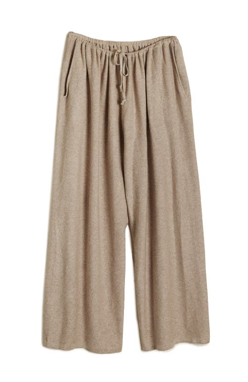 Oyun Misu Linen Wide Leg Pants In Oat