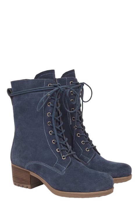 BLOCK HEEL DERBY BOOT