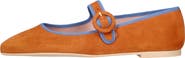 Pretty Ballerinas Square Toe Suede Mary Jane