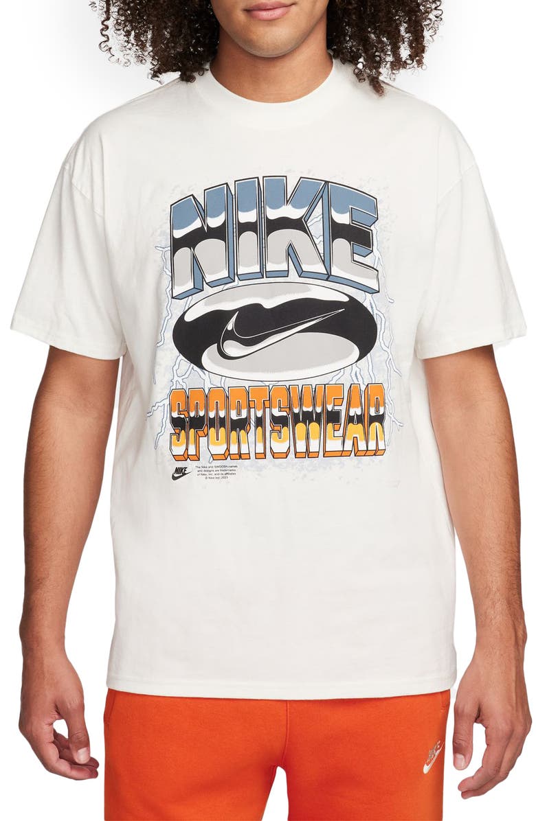 Nike Max90 Graphic T-Shirt, Main, color, Sail