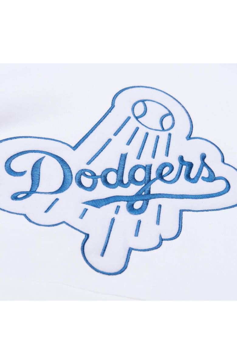 Mitchell & Ness Men's Mitchell & Ness White Los Angeles Dodgers Cooperstown Collection Fleece Hoodie, Alternate, color, White