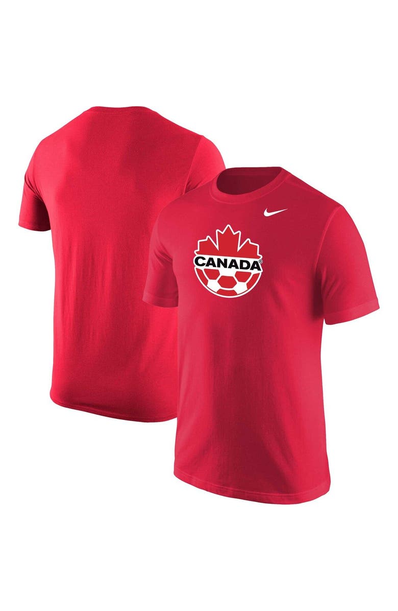 Nike Men's Nike Red Canada Soccer Core T-Shirt, Main, color, Red