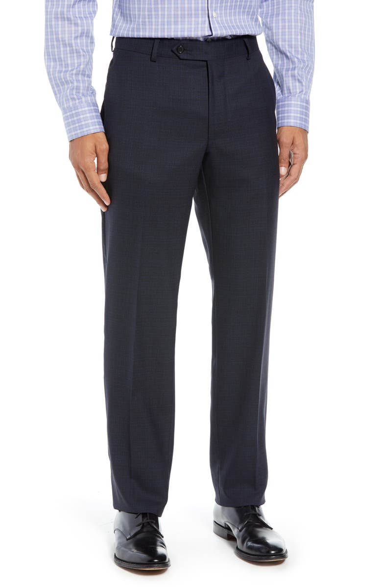 Samuelsohn Classic Fit Solid Wool Suit, Alternate, color,