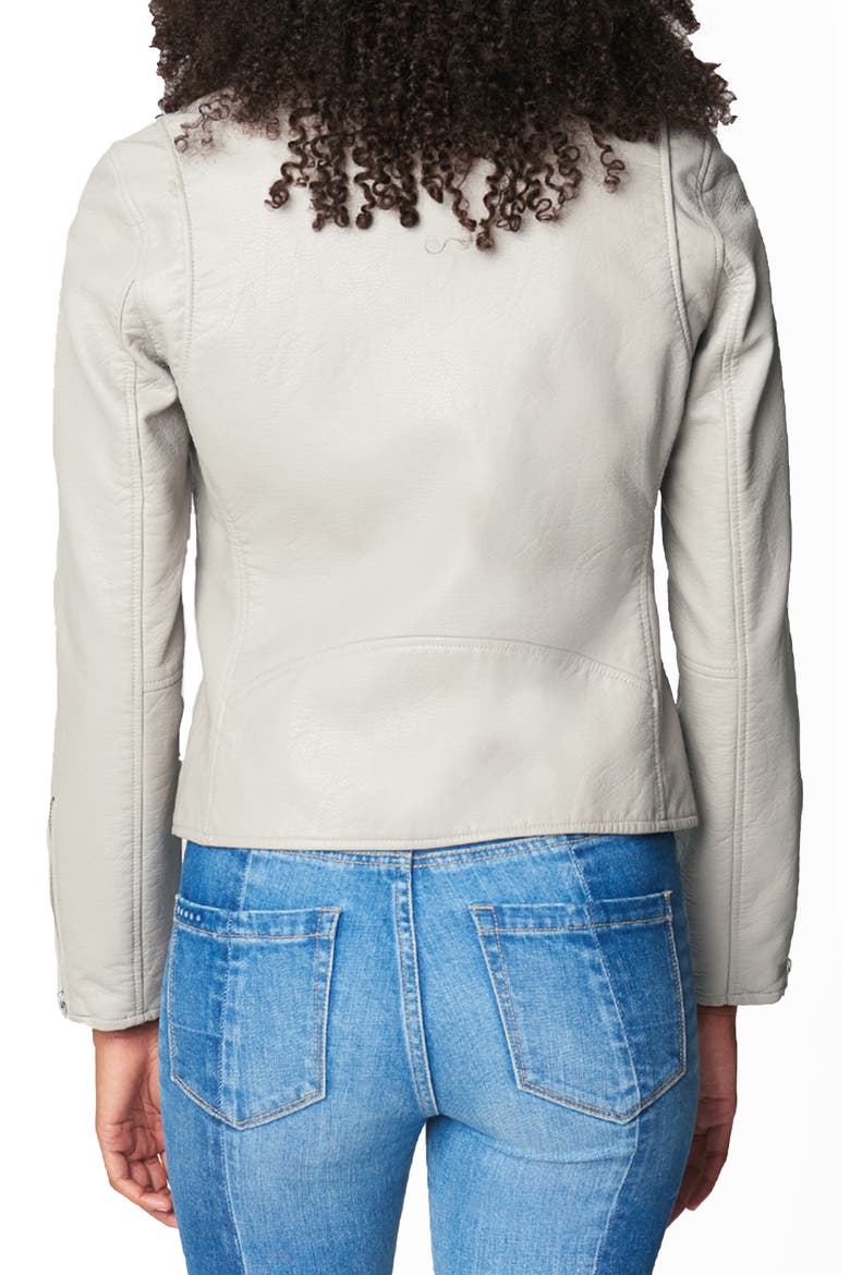 Faux Leather Moto Jacket, Alternate, color, ON THE ROCKS