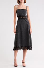 rag & bone Bella Lace Denim Slipdress