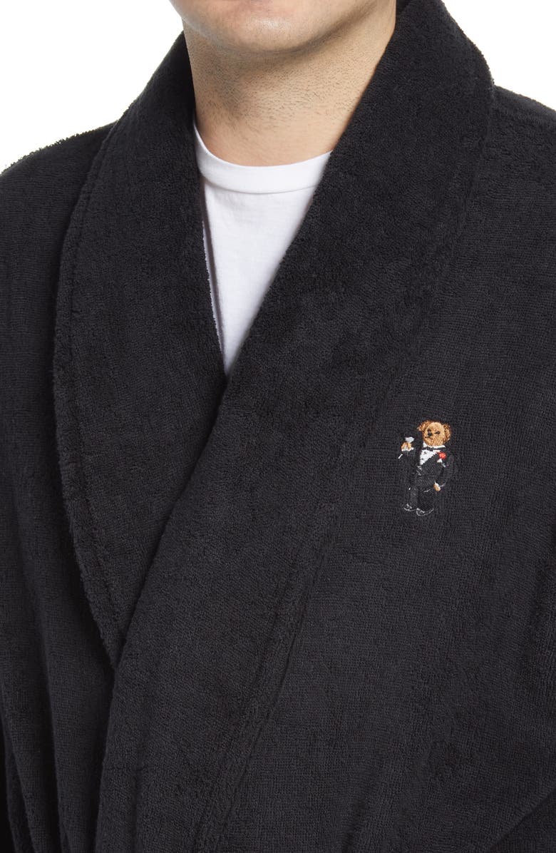 Polo Ralph Lauren Martini Bear Men's Robe, Alternate, color, 