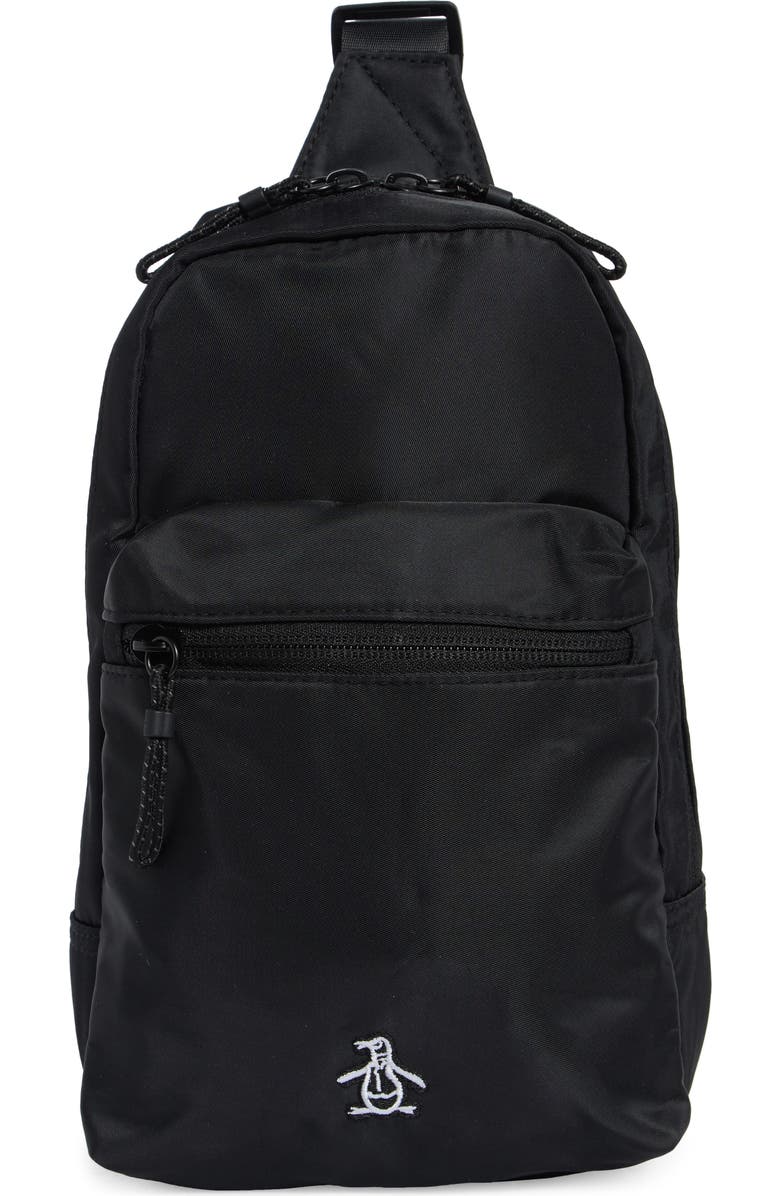 Original Penguin Sport Sling Bag, Main, color, Black