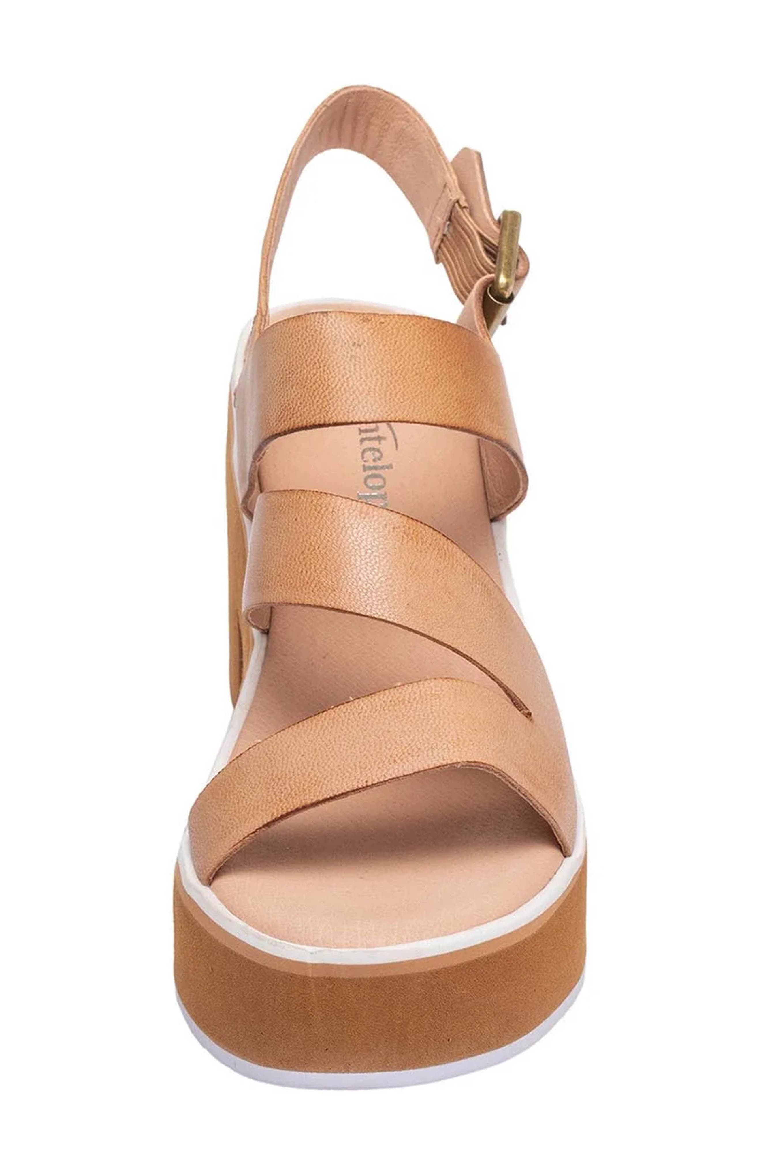 ANTELOPE Ina Platform Slingback Sandal, Alternate, color, Make Up