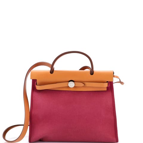 Herbag Zip Leather and Toile 31