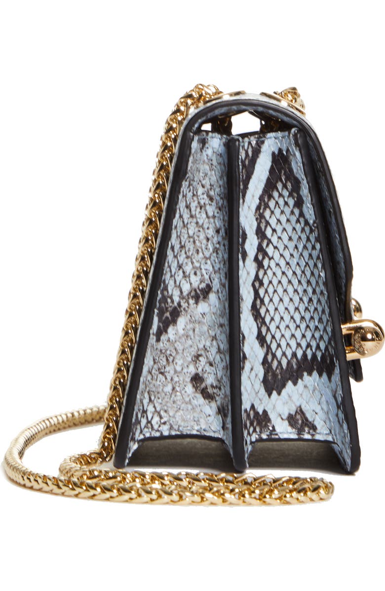 Strathberry Stylist Mini Snake Embossed Leather Crossbody Bag, Alternate, color,