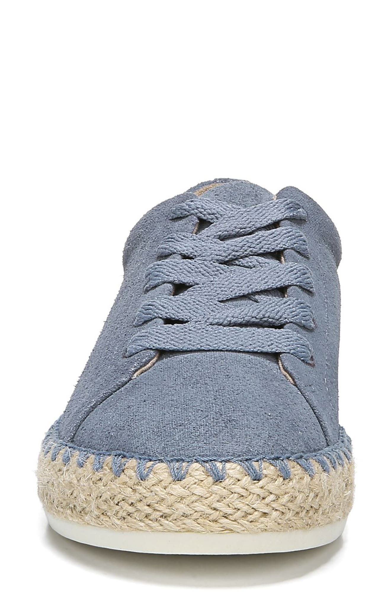 Sunnie Sneaker, Alternate, color, BLUE LEATHER