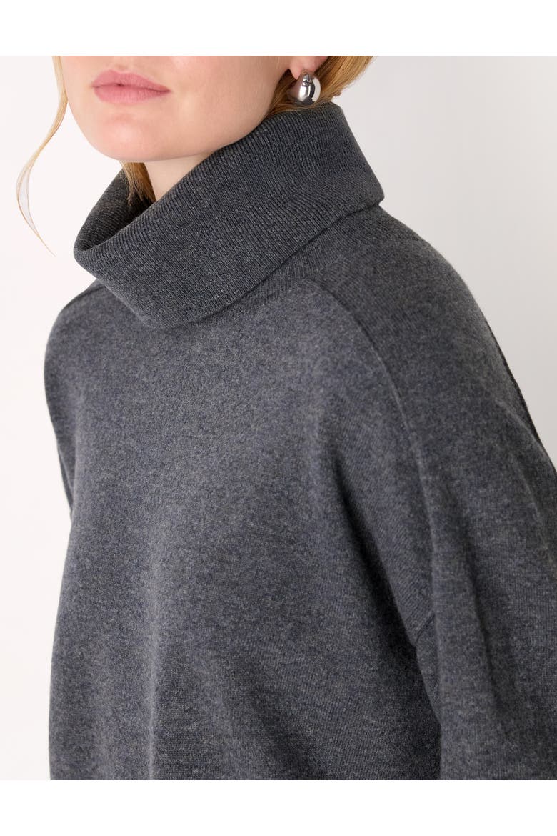 Wool Cowl Neck Knit Sweater, Alternate, color, Grey