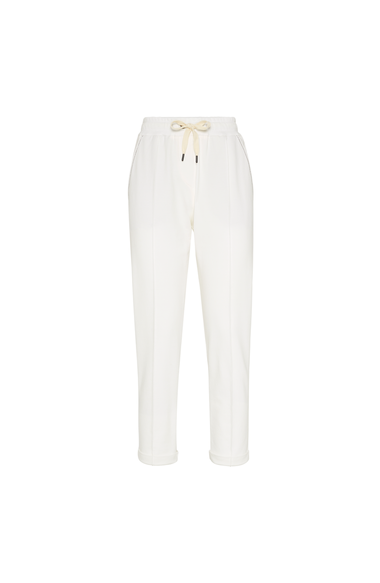 Brunello Cucinelli Track trousers, Main, color, Natural