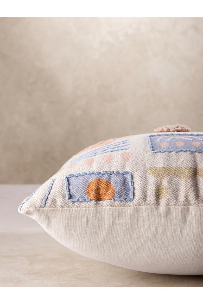 Junia Throw Pillow Cover, Alternate, color, Multicolored