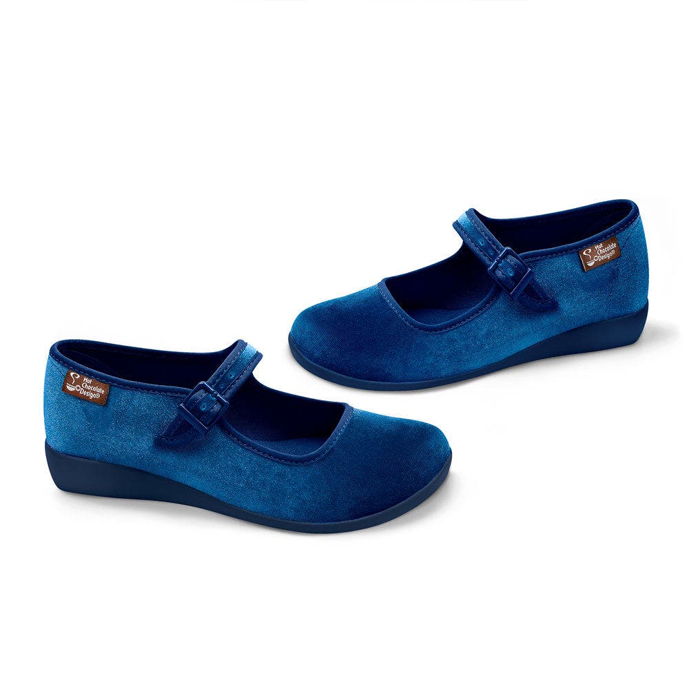Hot Chocolate Design Curacao Women's Mary Jane Flats, Alternate, color, Curacao Blue
