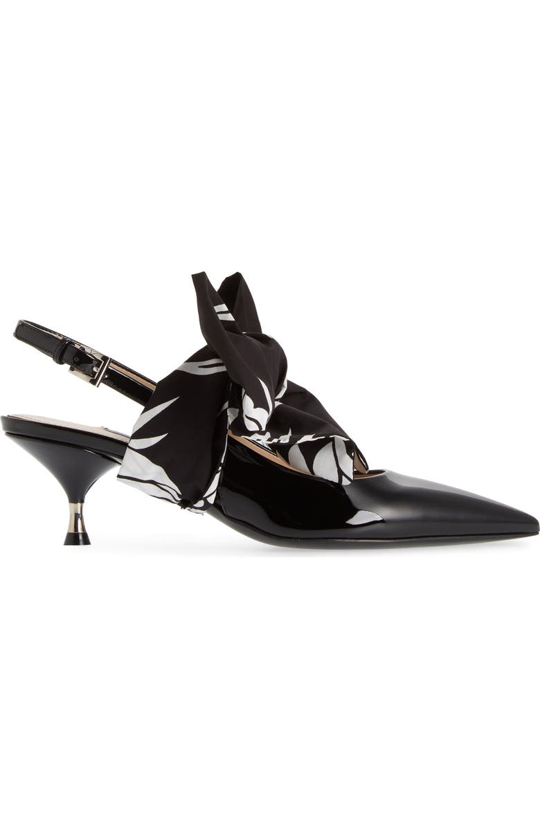 Prada Bow Pointy Toe Pump, Alternate, color,