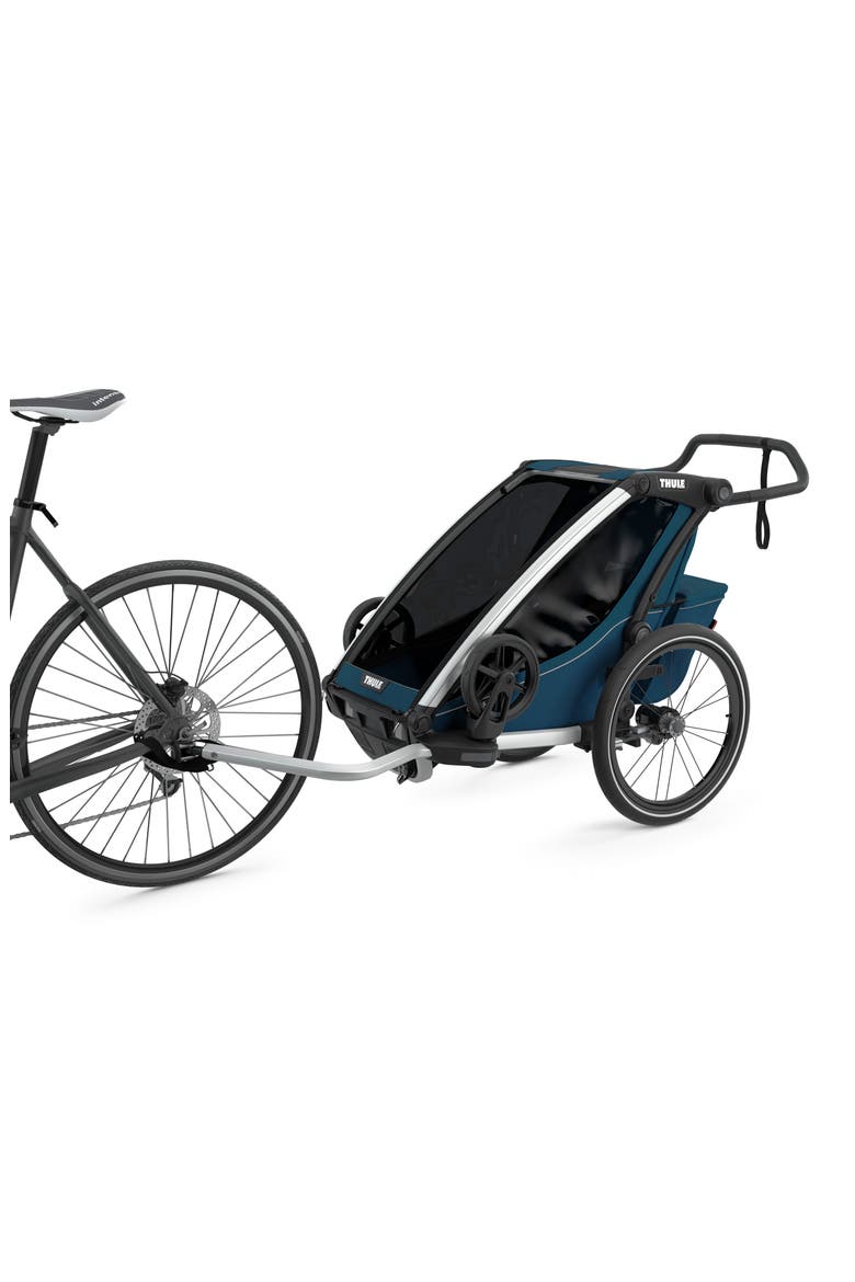 Chariot Cross 1 Multisport Cycle Trailer/Stroller, Alternate, color, MAJOLICA BLUE