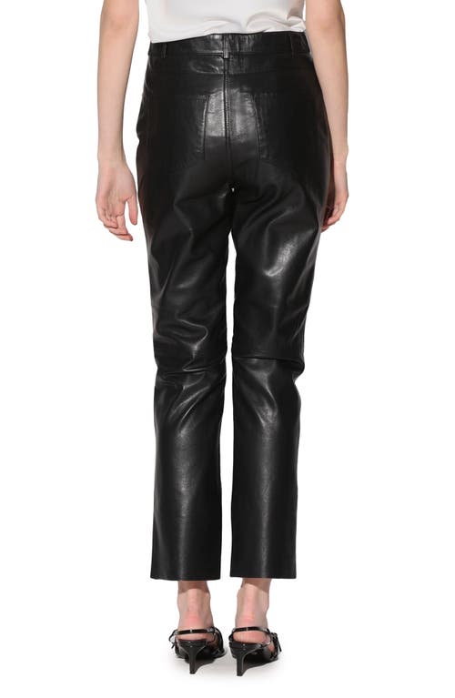 WALTER BAKER WALTER BAKER YVETTE WIDE LEG LEATHER PANTS