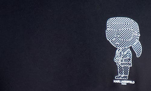 Karl Lagerfeld Paris Pixelated Karl Cotton Graphic T-shirt