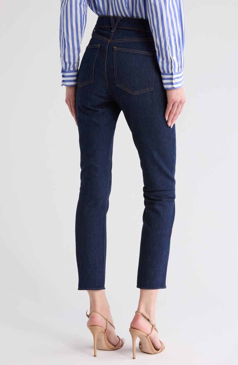 Veronica Beard Carly Crop Kick Flare Jeans, Alternate, color, Indigo Rinse