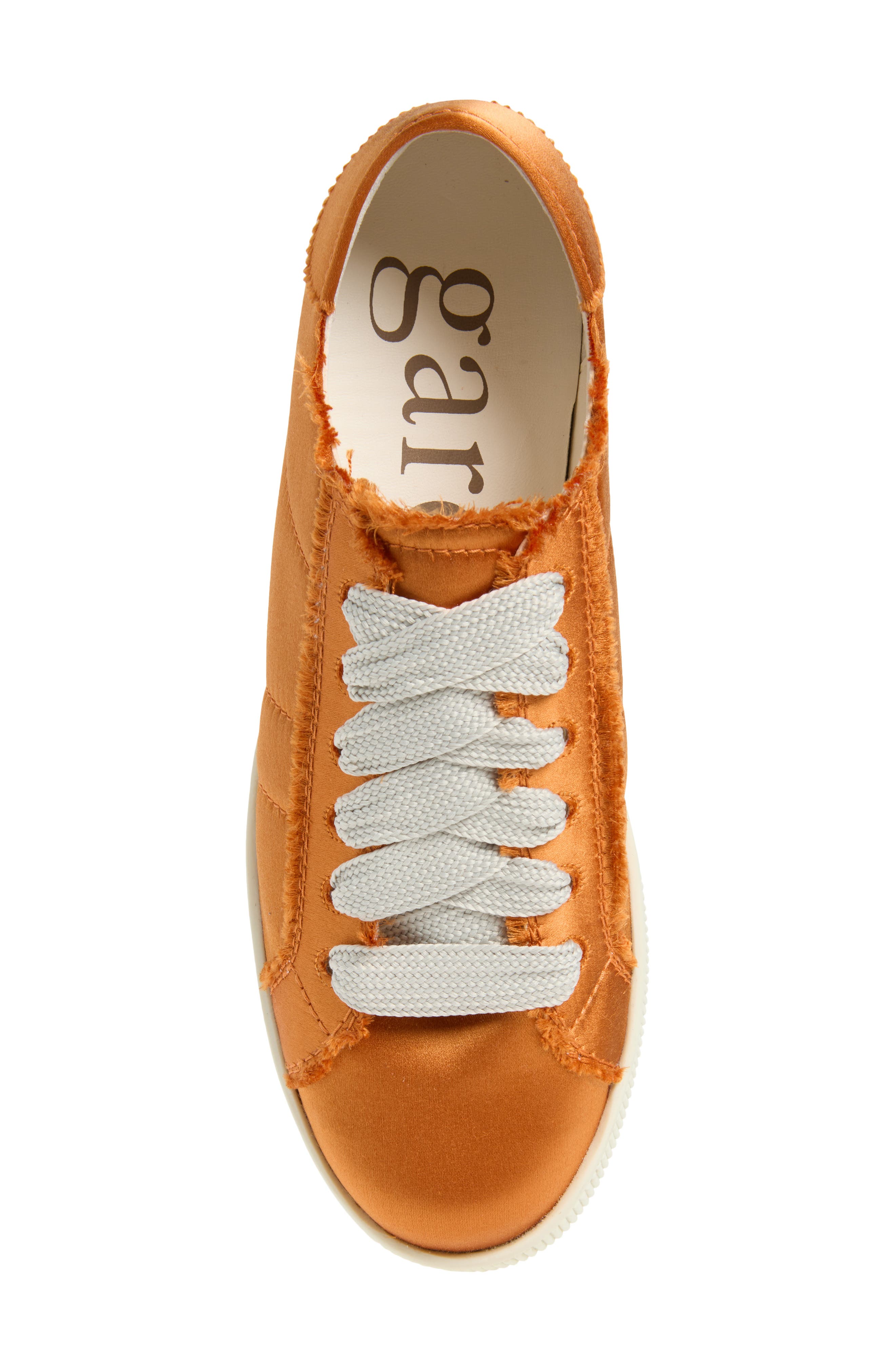Persy Satin Lace-Up Sneaker, Alternate, color, SUNSET