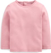 Mini Boden Kids' Cotton Pointelle Top
