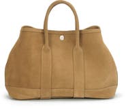 Ezra Arthur Audrey Nubuck Suede Leather Top Handle Bag