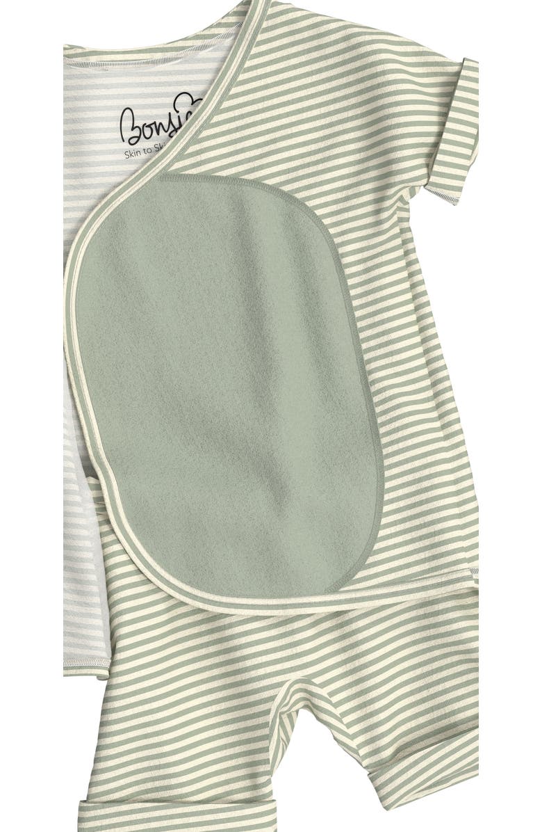 Bonsie Baby - Romper, Alternate, color, Mint Twist