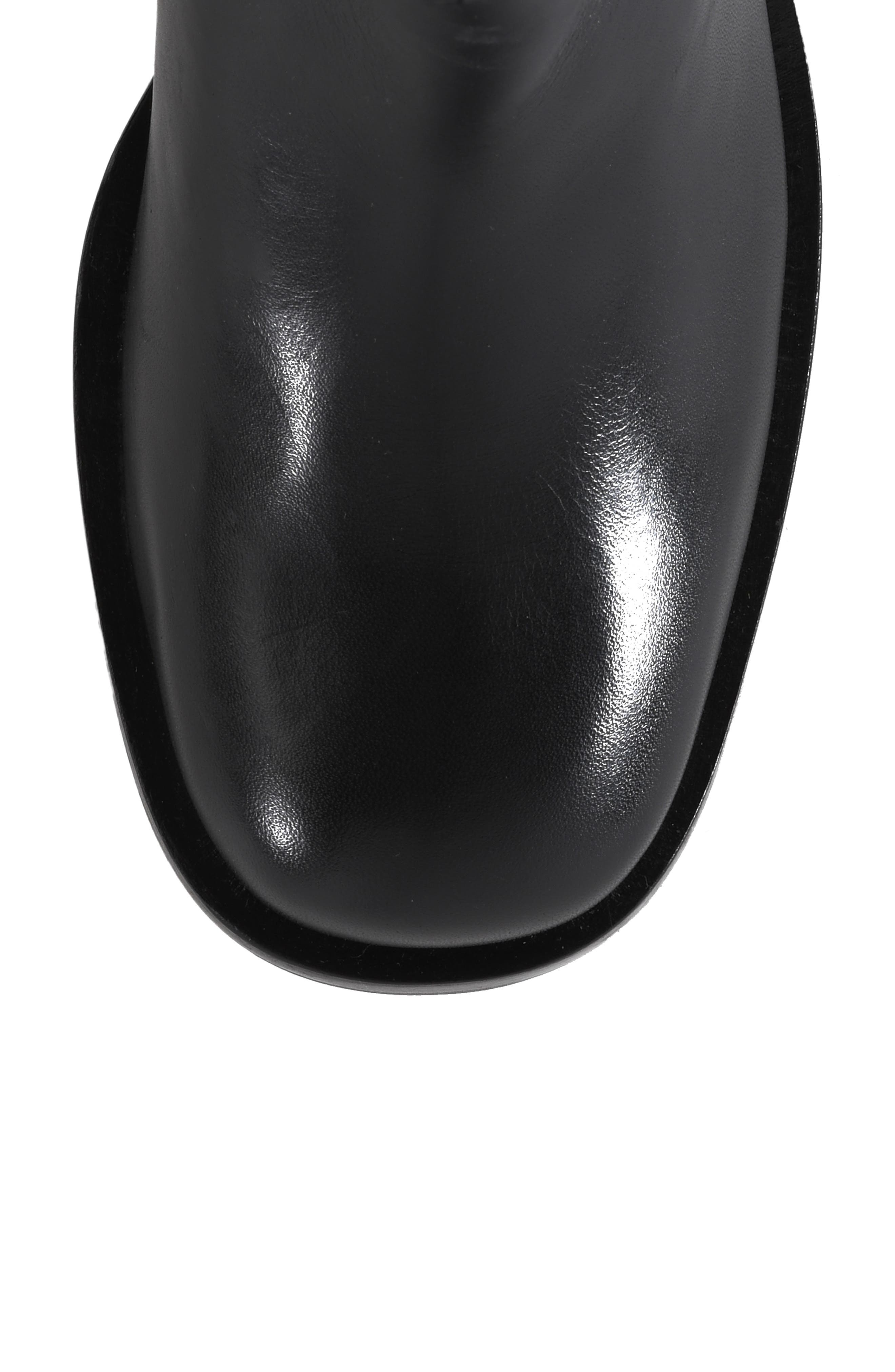 Seychelles Curl Up Leather Boot, Alternate, color, Black