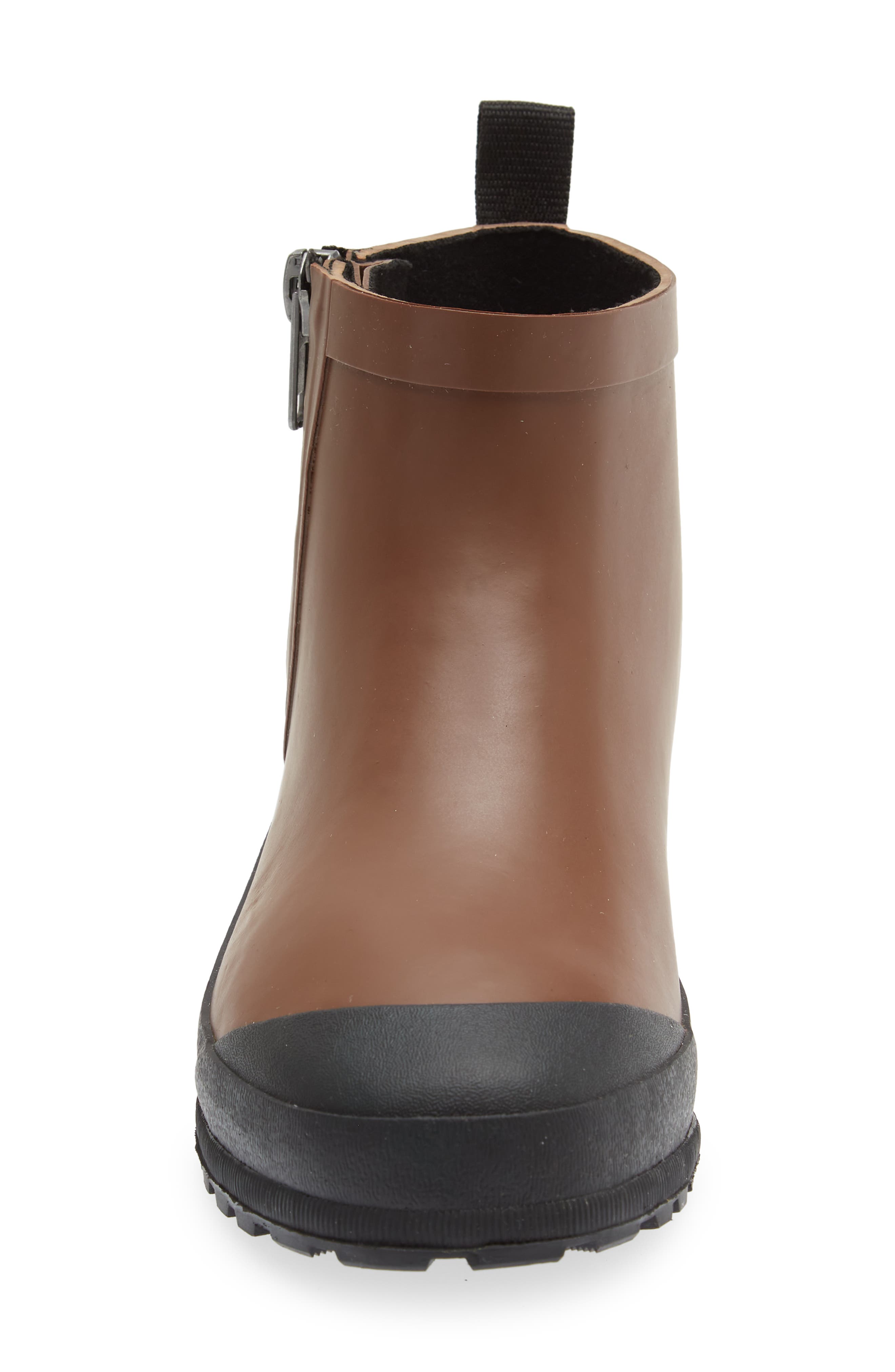 The Zip-Up Lugsole Rain Boot, Alternate, color, STABLE
