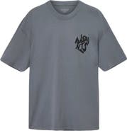 AllSaints Orlando Logo Oversize Graphic T-Shirt