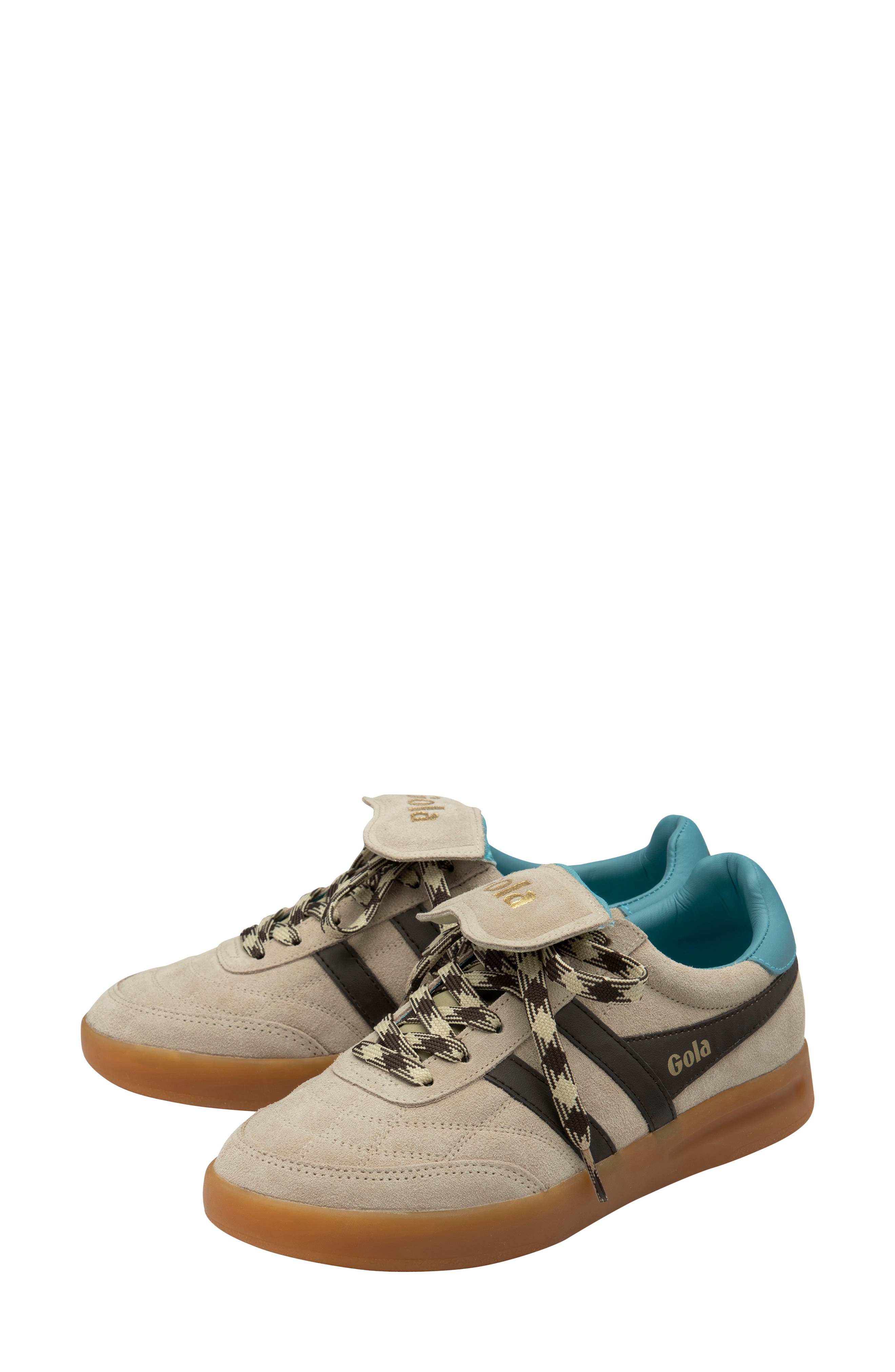 Gola Stadia 86 Sneaker, Alternate, color, Bone/ Mocha/ Ocean/ Gum