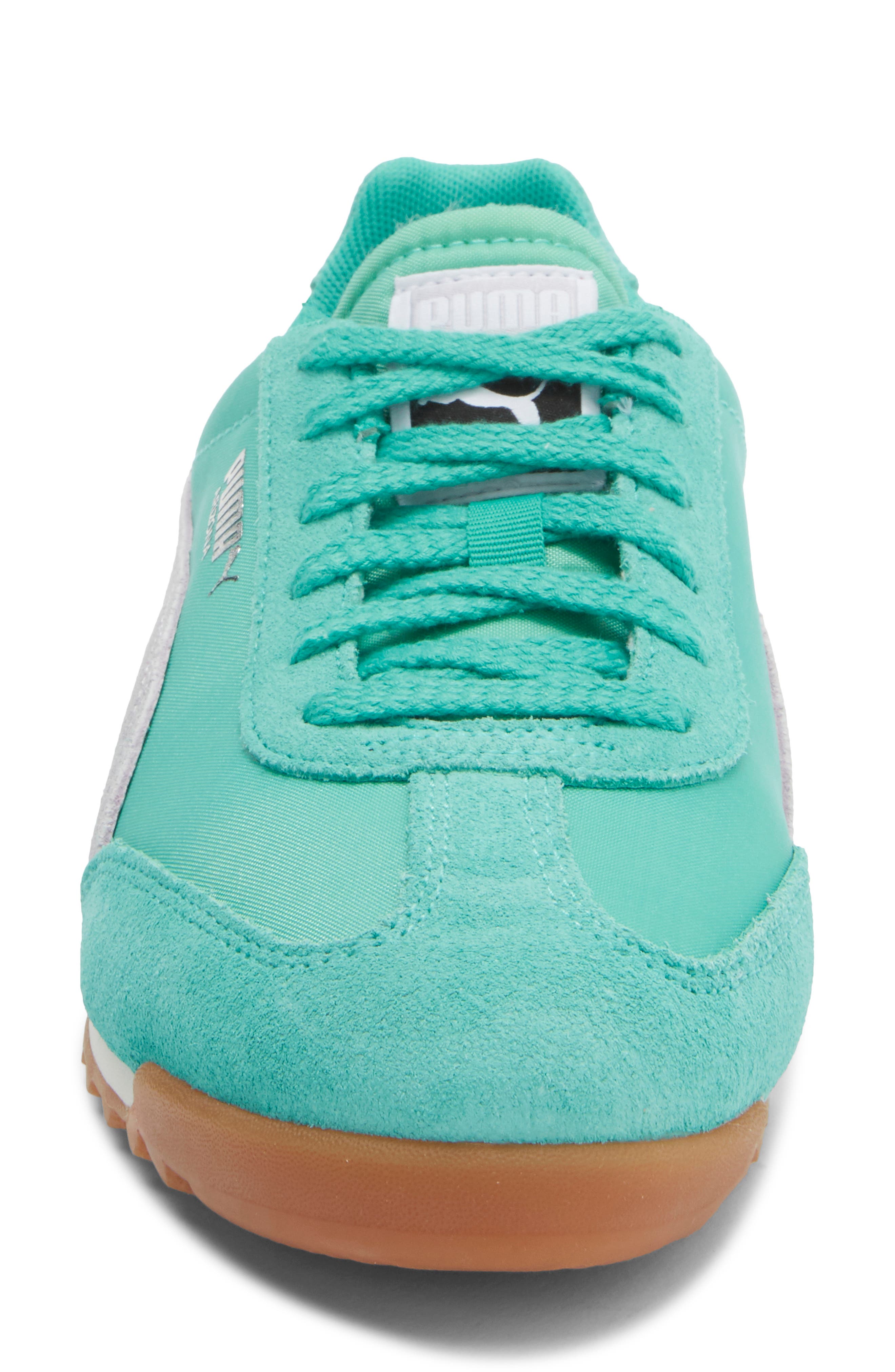 PUMA Arizona Nylon Sneaker, Alternate, color, Vibrant Green/ Lavender Pop
